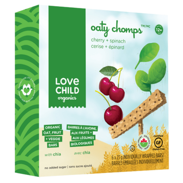 Love Child Organics Cherry and Spinach Oaty Chomps